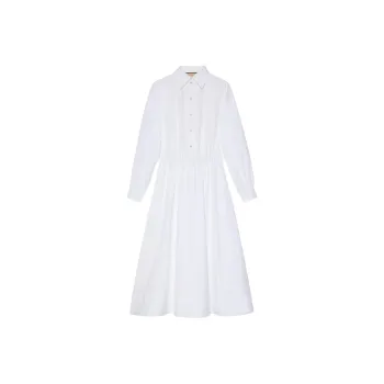 GUCCI Long Sleeved Dress Women's White