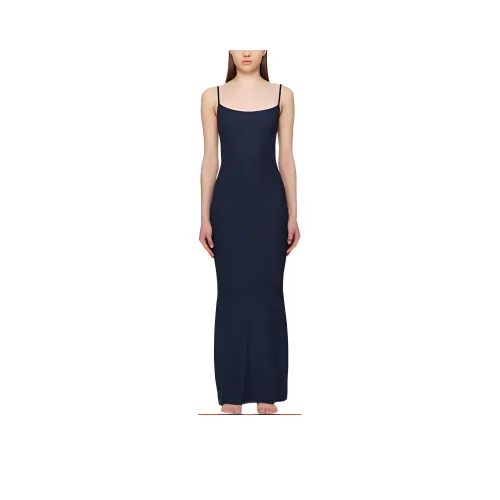 SKIMS Slip Dresses Women's Marine Blue