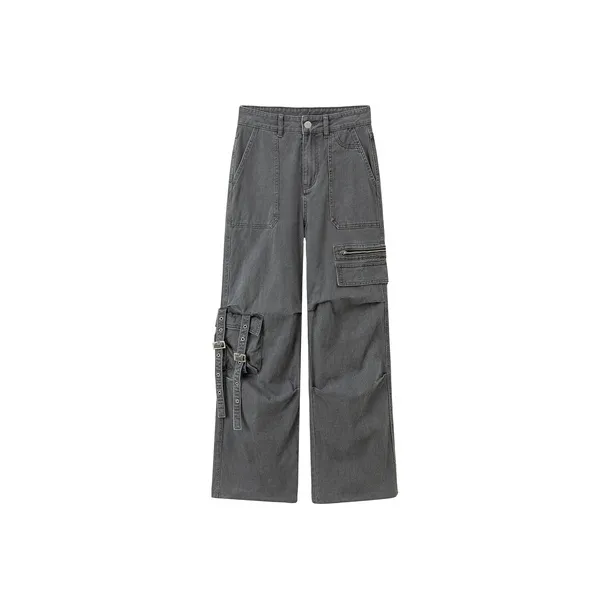 CHUU 24FW Jeans Women's Smoke Gray-0