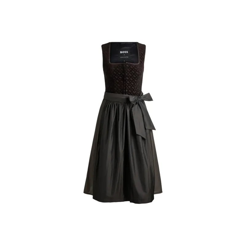 HUGO BOSS x Kinga Mathe Sleeveless Dress Women's Black-0