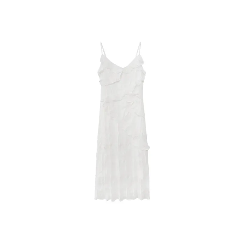 TOUCH MISS Slip Dress Women's White-0