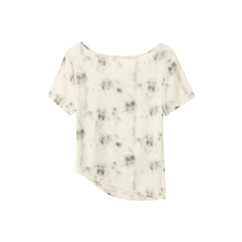 3COLOUR T Shirts Women's Beige Blended-1