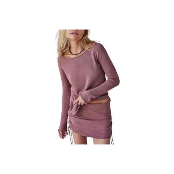 FREE PEOPLE Cabo Sweater Skirt Set Skirt Set Women's Antique Oak
