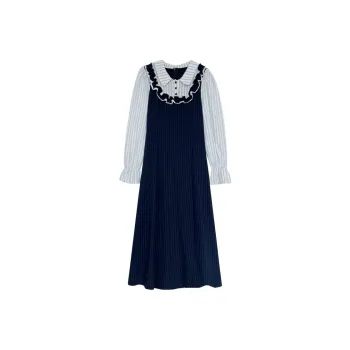 KEAB Long Sleeved Dresses Women's Navy Blue