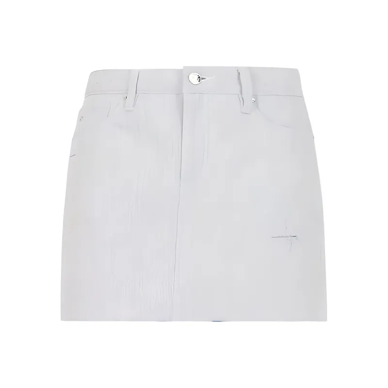 ARMANI EXCHANGE Denim Short Skirts Women's Denim Blue-0
