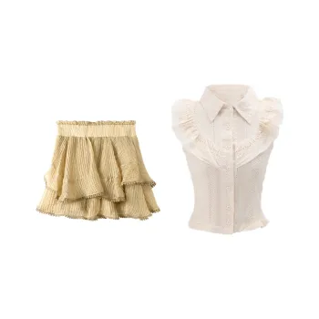 ZCDECO Two Piece Skirt Sets Women's
