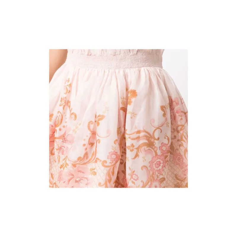 Zimmermann Casual Short Skirts Women's Pink-4