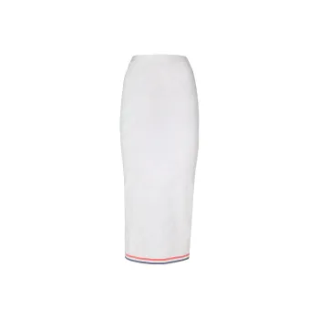 FENDI Stripe Detailed Knitted Pencil Skirt