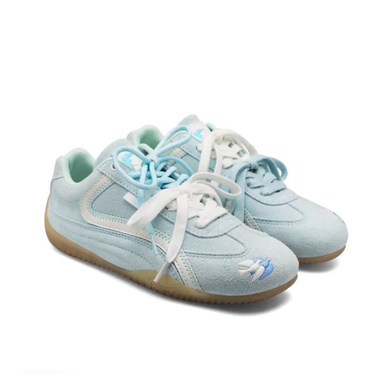 Cat&Sofa Low Top Casual Shoes Unisex Dove Blue-2