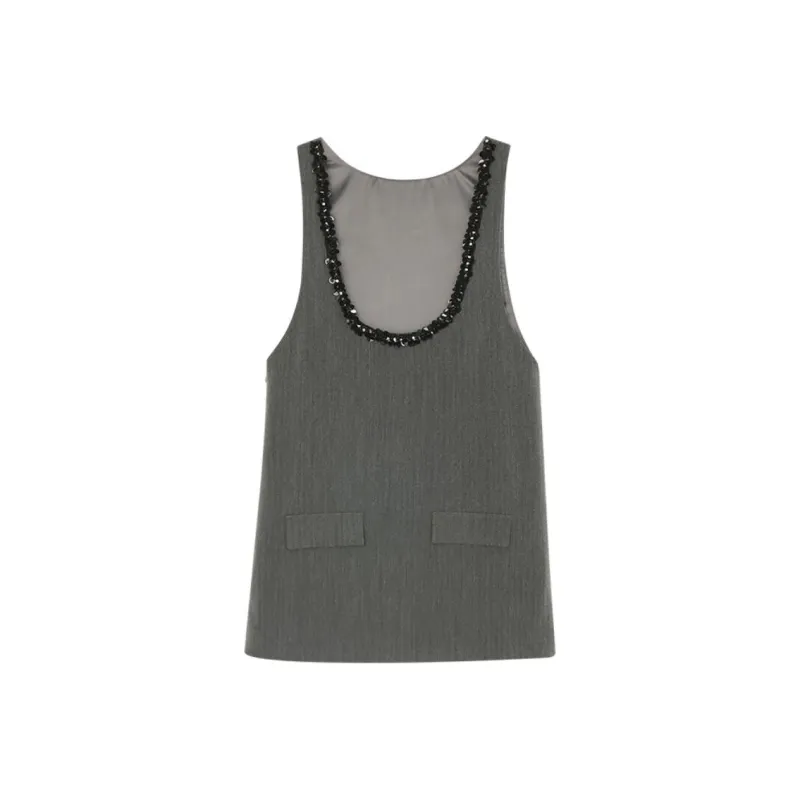 Summer Hooray Sleeveless Dress Women's Gray-0