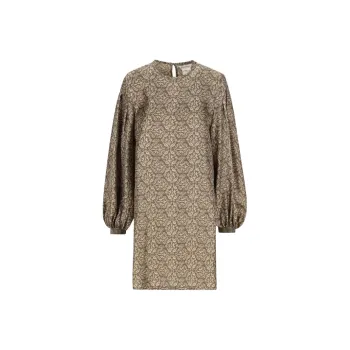 MaxMara Patterned Long Sleeve Dress