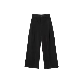 FAWENXIANGZI Suit Trouser Women's Black