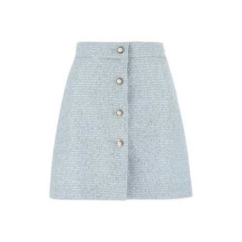 MIU MIU Casual Short Skirts Women's Blue