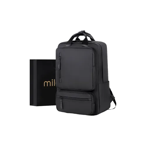 MILOOKY Membrana Dermalis Backpack Unisex Black