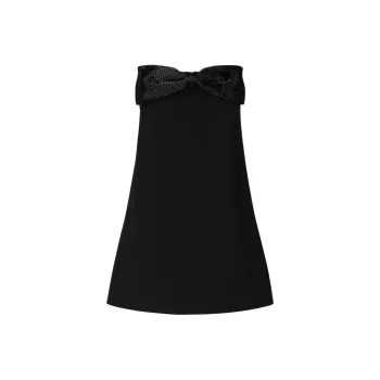 Self portrait Crepe Bandeau Mini Dress