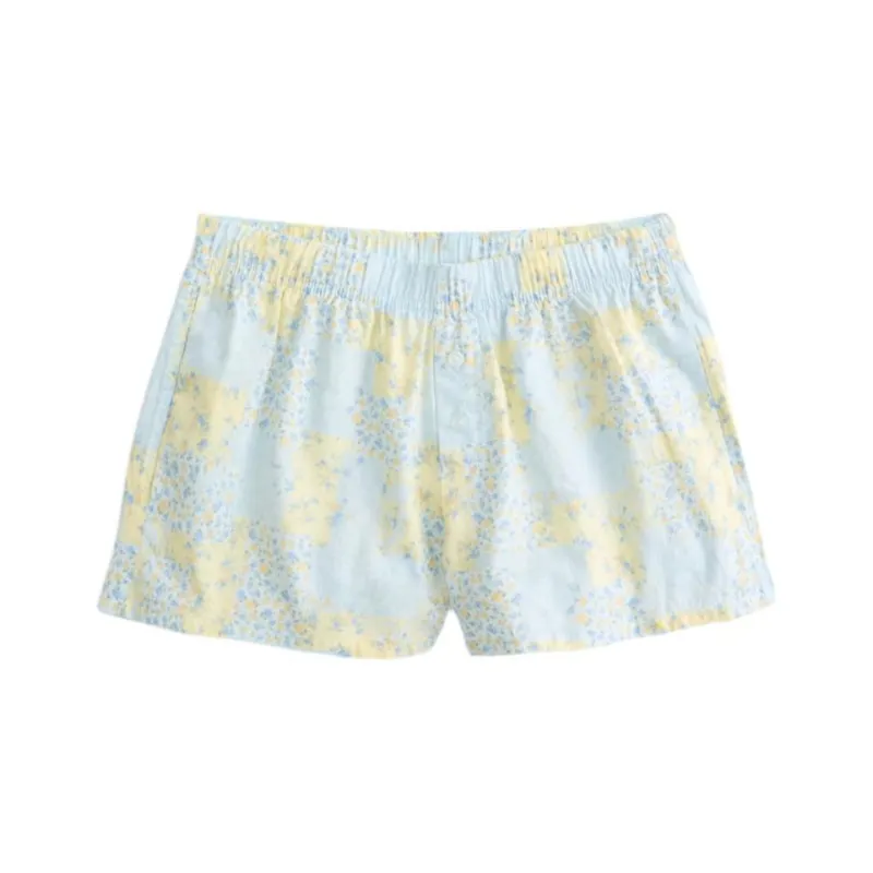 Hollister Casual Shorts Women's Yellow All Over Print-0