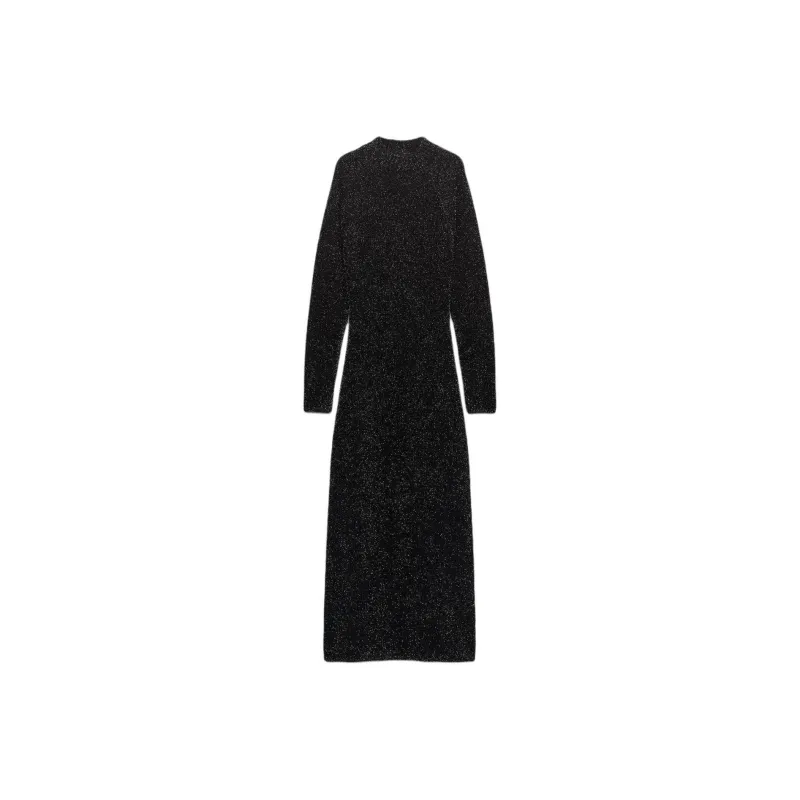 ZARA Long Sleeved Dress Women's Black-0