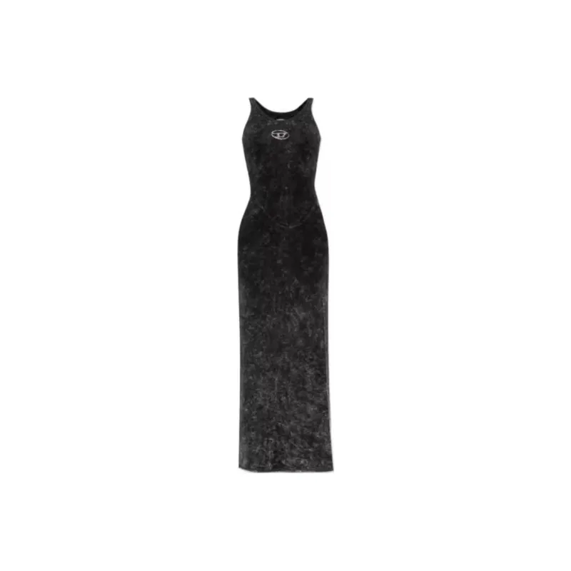DIESEL D Avena Sleeveless Denim Maxi Dress-0