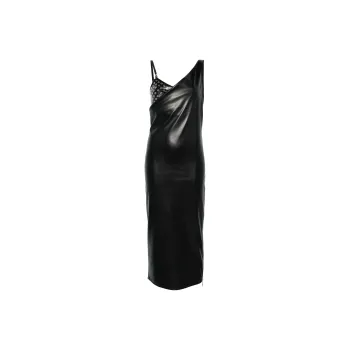 Patrizia Pepe Faux leather Maxi Dress