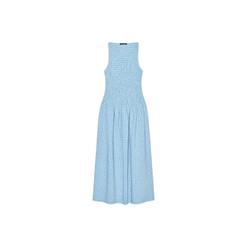 ZARA Sleeveless Dress Women's Blue/White
