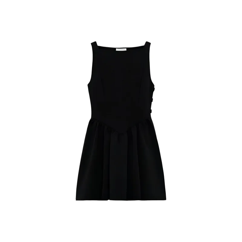 ZARA Sleeveless Dress Women's Black-0