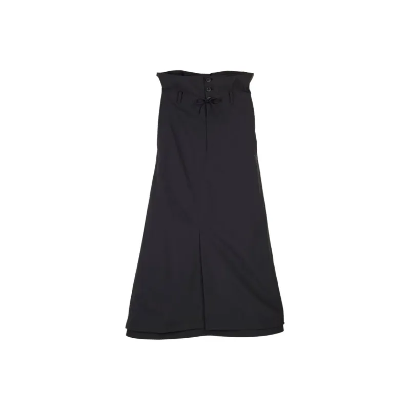 Y 3 Logo print A line Skirt-0