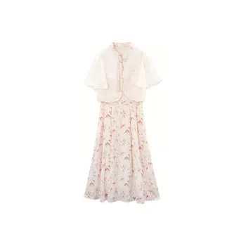 A Paradise For Awakening Skirt Set Women's Pink