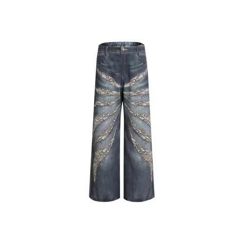 DND4DES Jeans Women's Washed Blue