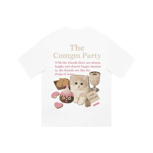 COMGM Drop Shoulder Sleeve T Shirt Women's