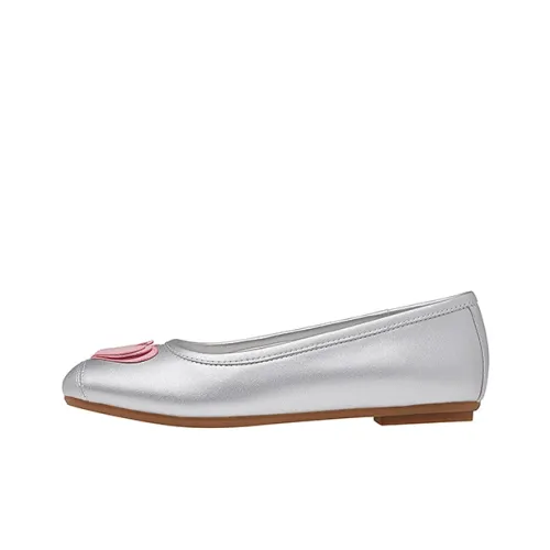 RAPHAEL SONA Casual Single Shoes Women's Silver