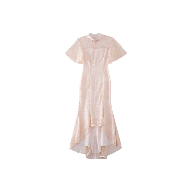 JINYE ORIENTAL Cheongsams Women's Orange Pink-0