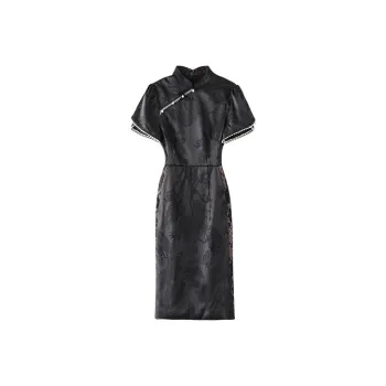 JINYE ORIENTAL Cheongsam Women's Yuan Cyan
