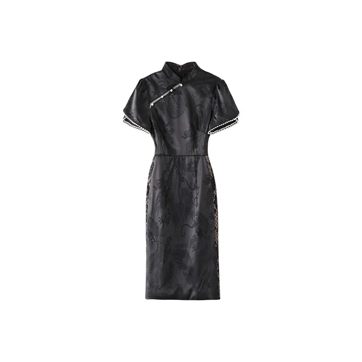 JINYE ORIENTAL Cheongsam Women's Yuan Cyan-0