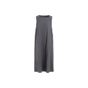 Yohji Yamamoto FW24 Sleeveless Dress Women's Gray