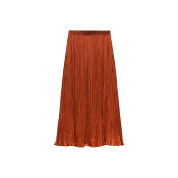 ZARA Casual Long Skirts Women's Orange