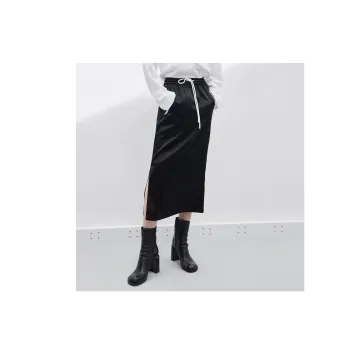 MO&CO Casual Long Skirts Women's Black
