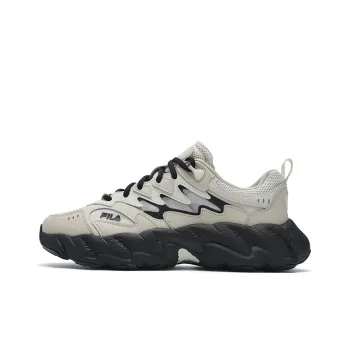 FILA Fern 2 FERN 2 Fern Sneakers 2 Abrasion Resistant Breathable Low Top Casual Shoes Men's White Yellow