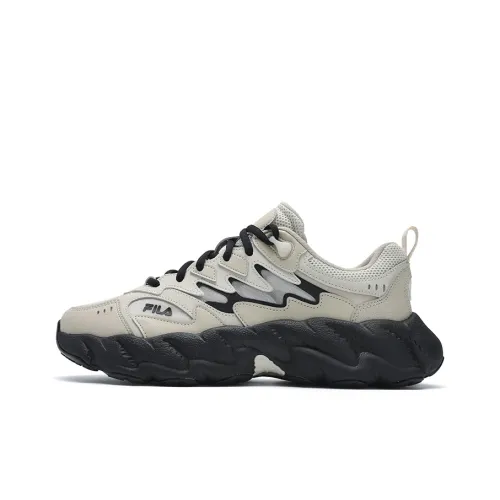 FILA Fern 2 FERN 2 Fern Sneakers 2 Abrasion Resistant Breathable Low Top Casual Shoes Men's White Yellow