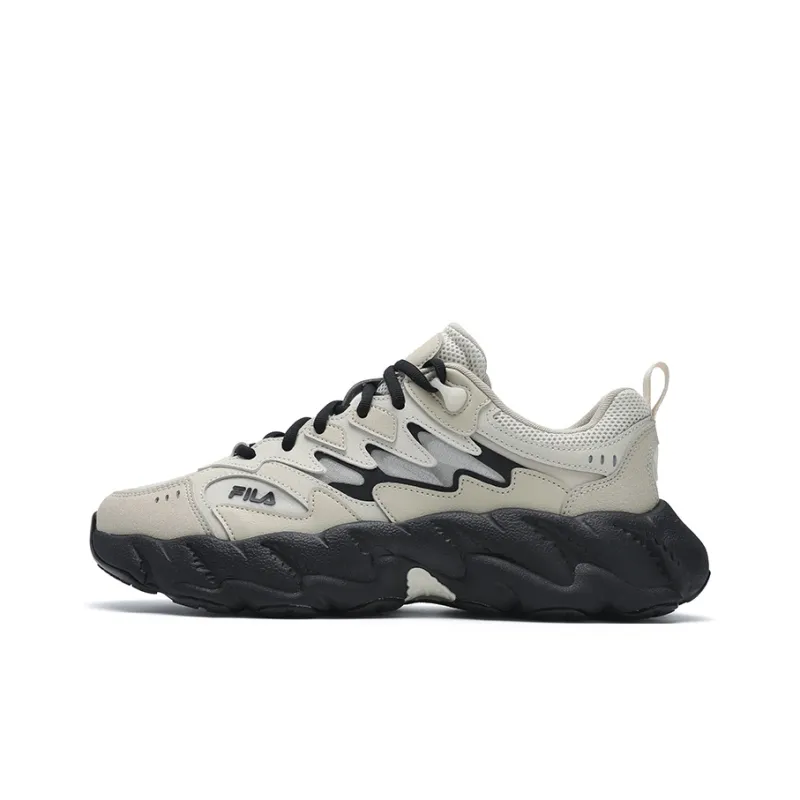 FILA Fern 2 Fern Sneakers 2.0 Abrasion Resistant Breathable Low Top Casual Shoes Men's White Yellow-0
