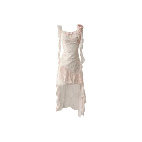 Udon House Slip Dress Women's Pink