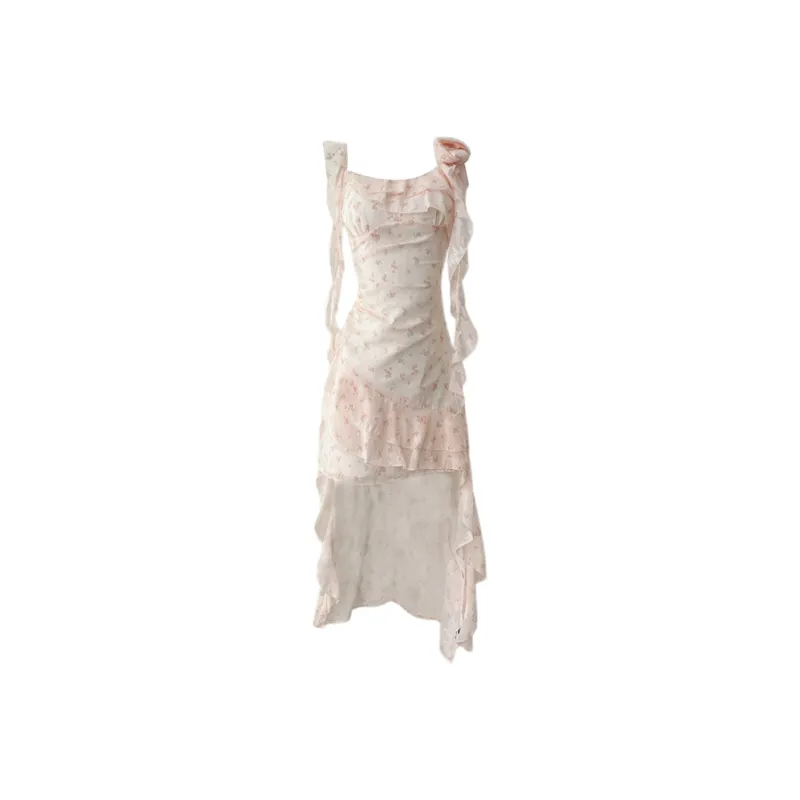 Udon House Slip Dress Women's Pink-0