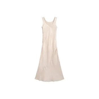 Zukizuki Sleeveless Dress Women's Apricot