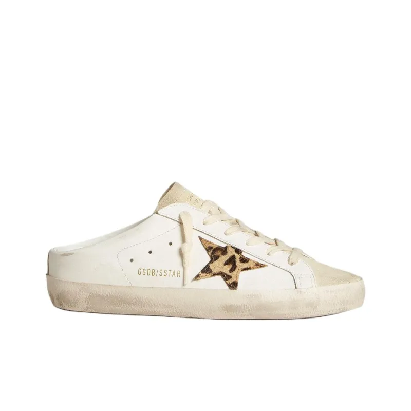 Golden Goose Super Star Sabot Closed Toe Slippers Women's White-1