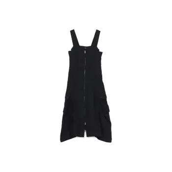 Yohji Yamamoto Flared Sleeveless Dress