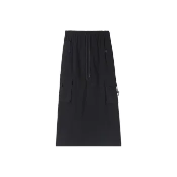 HIPPIEMISS Casual Long Skirts Women's Black