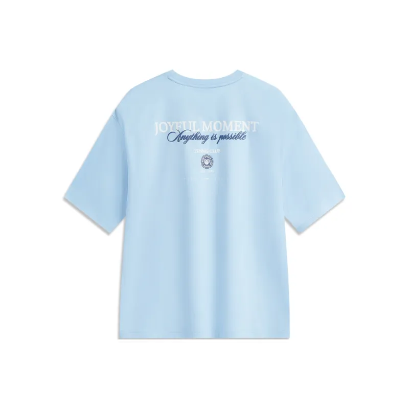 LiNing Sports Life Collection T Shirt Women's Aurora Blue-1
