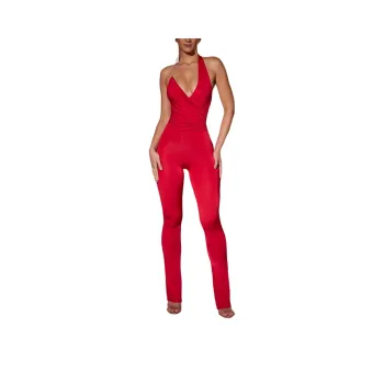 OH POLLY SS25 Beatriz Jumpsuit Women's Red/Red