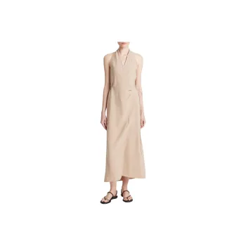 VINCE Sleeveless Dress Women's Malt Yellow