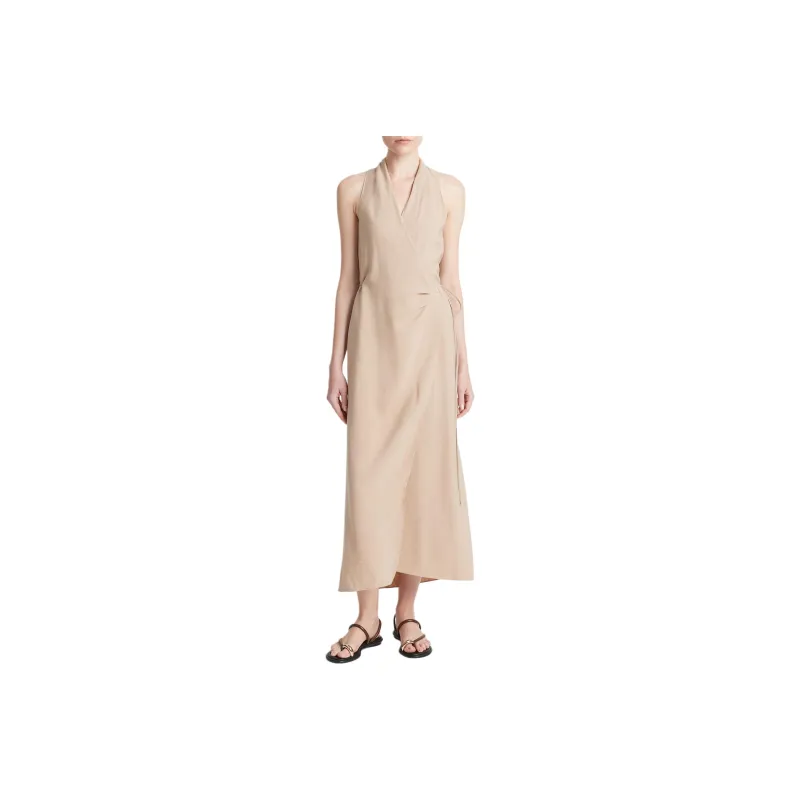 VINCE Sleeveless Dress Women's Malt Yellow-0
