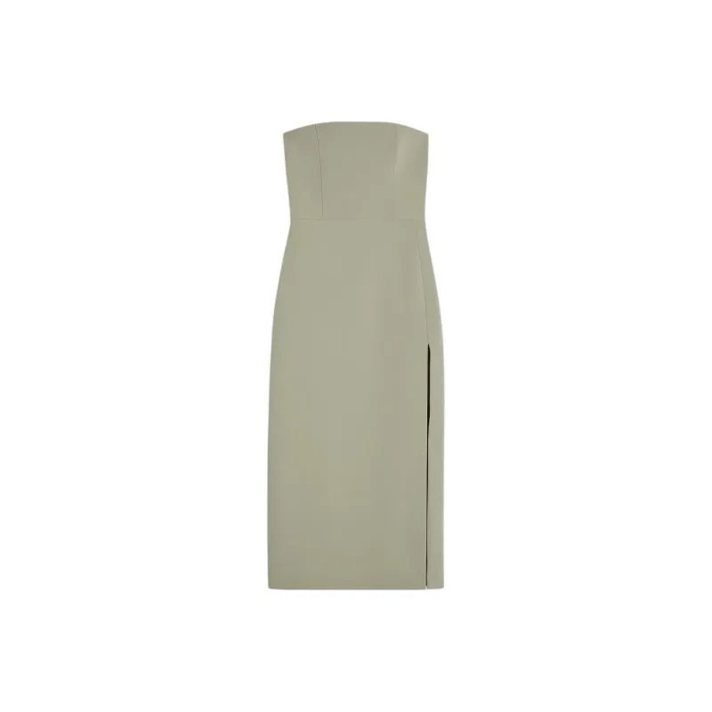 SCANLAN THEODORE Cady Strapless Dress Sleeveless Dress Women's Baby Sage/Light Green-0